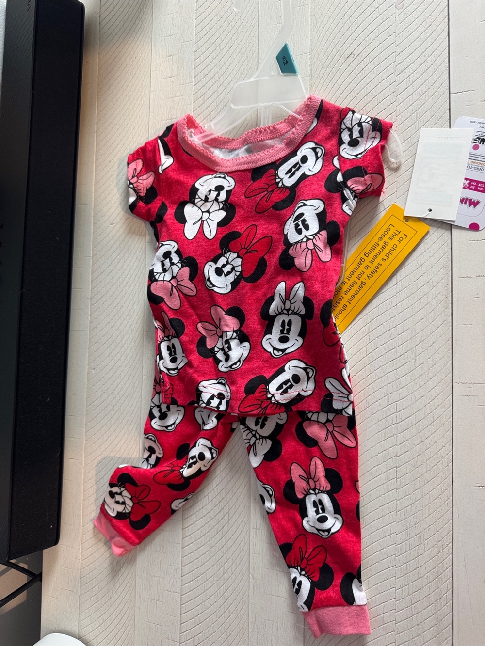Kids Minnie Mouse Pink Pajama Set